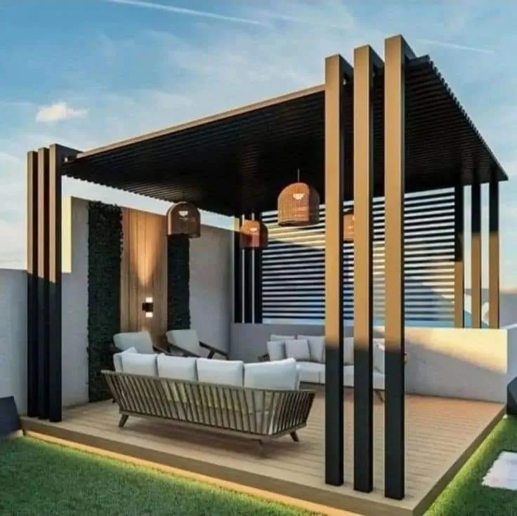 جلسات مظلات وديكورات خارجيه